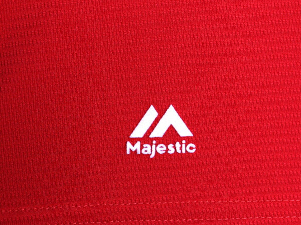 レッドソックス ベースボール シャツ メンズ S / MLB オフィシャル マジェスティック 大リーグ ユニフォーム ゲームシャツ ジャージ 重ね着