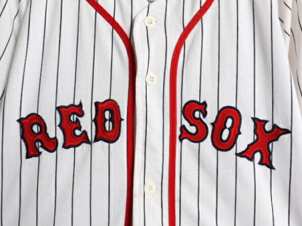 90s レッドソックス ベースボール シャツ メンズ L / オールド MLB オフィシャル スターター 大リーグ ユニフォーム ゲームシャツ ジャージ