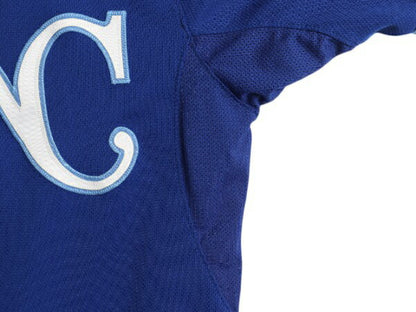 USA製 ロイヤルズ ベースボール シャツ メンズ XXL 程 MLB オフィシャル マジェスティック 大リーグ ユニフォーム 半袖シャツ 大きいサイズ
