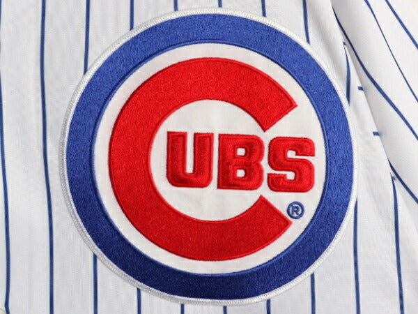 カブス ベースボール シャツ メンズ M 程/ MLB オフィシャル マジェスティック 大リーグ ユニフォーム ゲームシャツ 半袖シャツ ジャージ