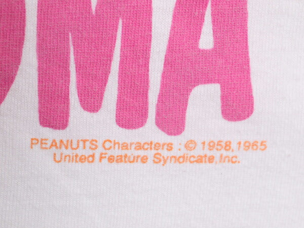 90s スヌーピー プリント 半袖 Tシャツ メンズ レディース L 古着 90年代 オールド ピーナッツ オフィシャル キャラクター ヘビーウェイト