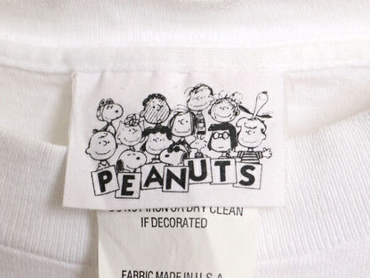 90s スヌーピー プリント 半袖 Tシャツ メンズ レディース L 古着 90年代 オールド ピーナッツ オフィシャル キャラクター ヘビーウェイト