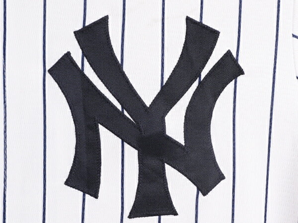 デッドストック MLB Majestic オフィシャル ヤンキース ベースボール シャツ メンズ L / ユニフォーム ゲームシャツ メジャーリーグ 重ね着