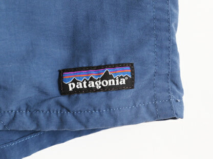 16年製 パタゴニア バギーズ ショーツ メンズ M / 古着 PATAGONIA アウトドア ナイロン ショートパンツ スイムショーツ 短パン 水陸両用 青
