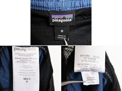 16年製 パタゴニア バギーズ ショーツ メンズ M / 古着 PATAGONIA アウトドア ナイロン ショートパンツ スイムショーツ 短パン 水陸両用 青