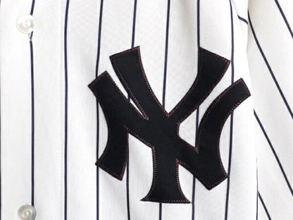 ヤンキース ベースボール シャツ メンズ L / MLB オフィシャル マジェスティック 大リーグ ユニフォーム ゲームシャツ ジャージ 半袖シャツ