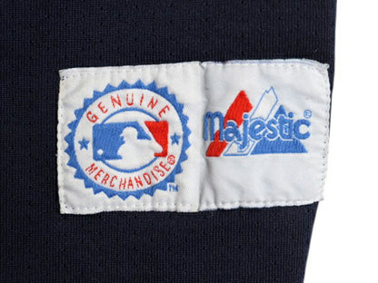 ヤンキース ベースボール シャツ メンズ XL 程/ MLB オフィシャル マジェスティック 大リーグ メッシュ ユニフォーム ゲームシャツ 重ね着