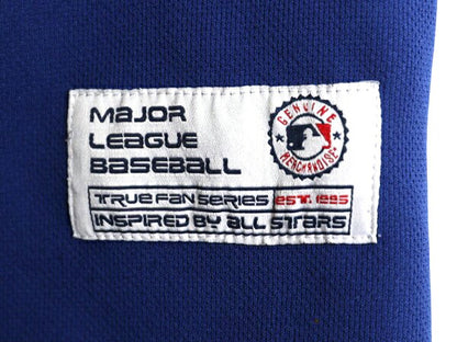 メッツ ベースボール シャツ メンズ XL MLB オフィシャル トゥルーファン 大リーグ ユニフォーム ゲームシャツ ジャージ 半袖シャツ 重ね着