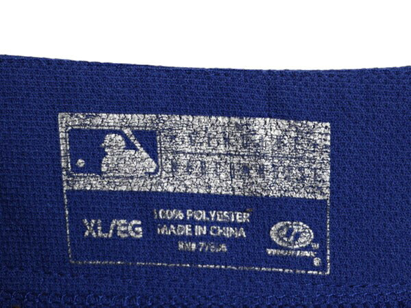 メッツ ベースボール シャツ メンズ XL MLB オフィシャル トゥルーファン 大リーグ ユニフォーム ゲームシャツ ジャージ 半袖シャツ 重ね着