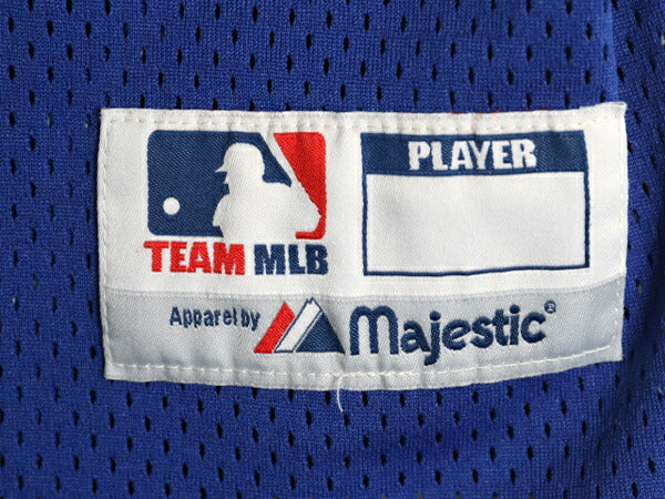 ドジャース ベースボール シャツ メンズ XL / MLB オフィシャル マジェスティック 大リーグ ユニフォーム ゲームシャツ 半袖シャツ 重ね着