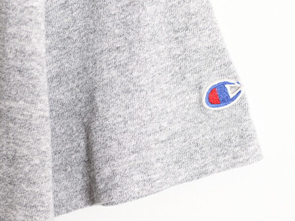 80s USA製 チャンピオン 半袖 Tシャツ メンズ L / ヴィンテージ Champion ワンポイント 88 12 スクリプト ロゴ シングルステッチ 霜降り 灰