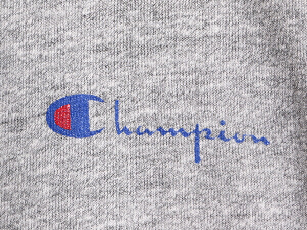 80s USA製 チャンピオン 半袖 Tシャツ メンズ L / ヴィンテージ Champion ワンポイント 88 12 スクリプト ロゴ シングルステッチ 霜降り 灰