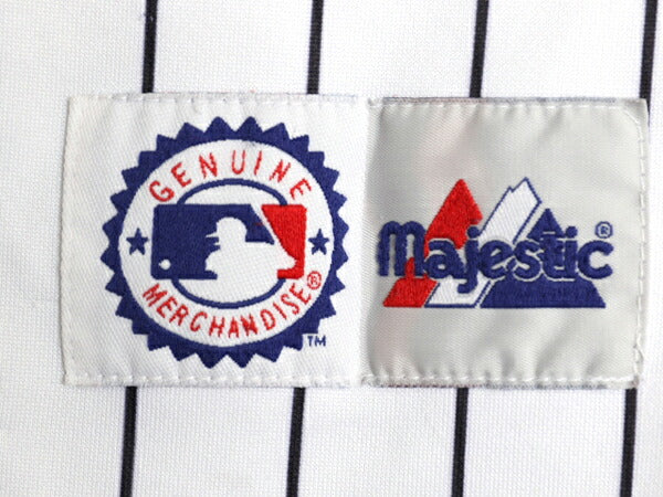 ヤンキース 松井秀喜 ベースボール シャツ メンズ L 程/ MLB オフィシャル 野球 マジェスティック 大リーグ ユニフォーム ジャージ 重ね着