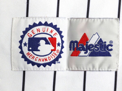 ヤンキース 松井秀喜 ベースボール シャツ メンズ L 程/ MLB オフィシャル 野球 マジェスティック 大リーグ ユニフォーム ジャージ 重ね着