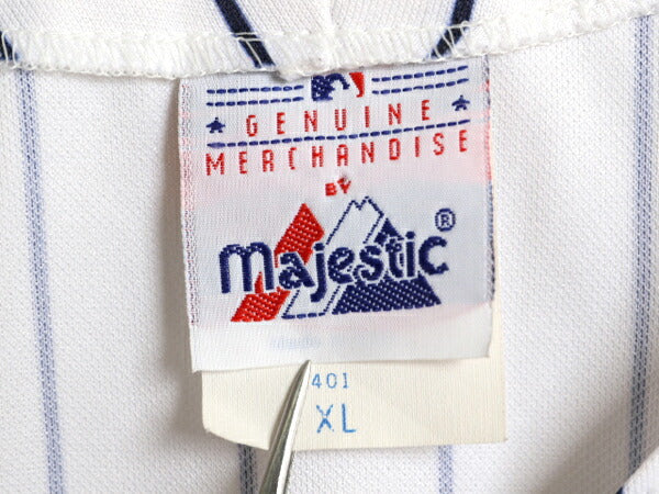 USA製 ヤンキース ベースボール シャツ キッズ XL メンズ S 程 MLB オフィシャル マジェスティック 大リーグ ユニフォーム ジャージ 重ね着