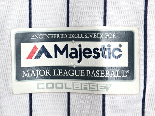 USA製 ヤンキース ベースボール シャツ メンズ XL / MLB オフィシャル マジェスティック 大リーグ ユニフォーム ゲームシャツ 大きいサイズ