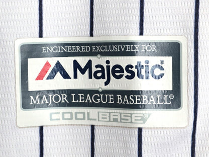 USA製 ヤンキース ベースボール シャツ メンズ XL / MLB オフィシャル マジェスティック 大リーグ ユニフォーム ゲームシャツ 大きいサイズ