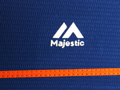 メッツ ベースボール シャツ メンズ L MLB オフィシャル マジェスティック 大リーグ ユニフォーム ゲームシャツ 半袖シャツ ジャージ 野球