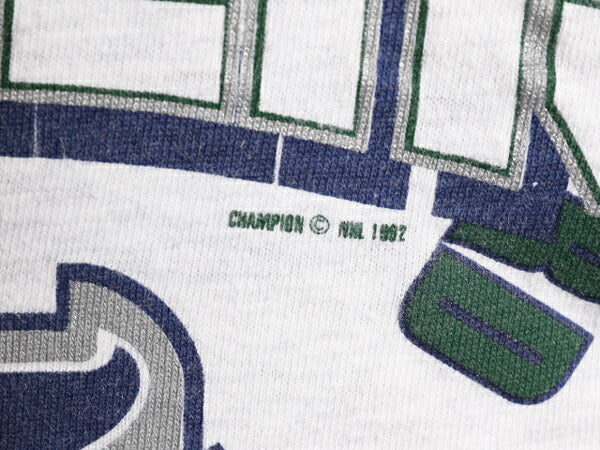 80s USA製 NHL オフィシャル チャンピオン ホエーラーズ プリント 半袖 Tシャツ メンズ XL 80年代 ヴィンテージ Champion シングルステッチ