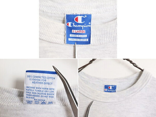 80s USA製 NHL オフィシャル チャンピオン ホエーラーズ プリント 半袖 Tシャツ メンズ XL 80年代 ヴィンテージ Champion シングルステッチ