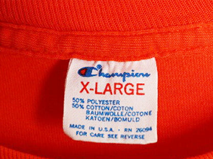 80s USA製 NFL チャンピオン ブロンコス プリント 半袖 Tシャツ メンズ XL 小さめ L / ヴィンテージ Champion シングルステッチ アメフト