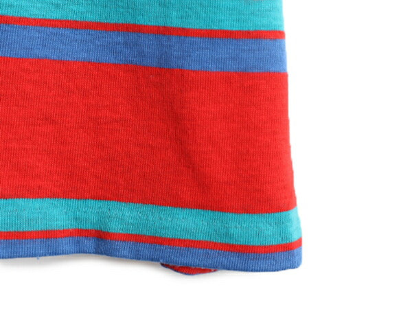 80s USA製 ■ ボーダー ポケット付き 半袖 Tシャツ メンズ M / 80年代 アメリカ製 ビンテージ シングルステッチ ボーダーT ポケットTシャツ