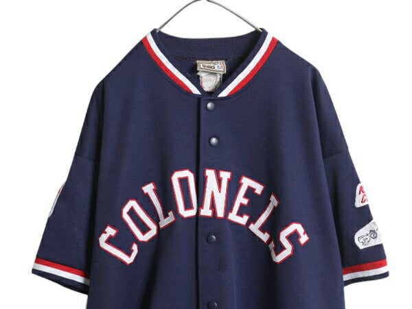 カーネルズ 半袖 ウォームアップ ジャケット メンズ XL 古着 NBA ABA オフィシャル マジェスティック ユニフォーム ジャージ バスケ 重ね着