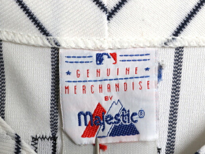 USA製 ヤンキース ベースボール シャツ メンズ XL 程/ MLB オフィシャル マジェスティック 大リーグ ユニフォーム ゲームシャツ 半袖シャツ