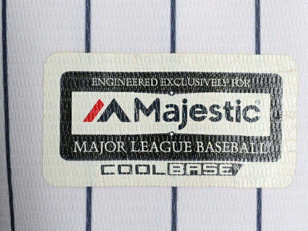 ヤンキース ベースボール シャツ メンズ XL MLB オフィシャル マジェスティック 大リーグ ユニフォーム ゲームシャツ 重ね着 大きいサイズ