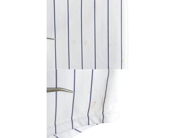 ヤンキース ベースボール シャツ メンズ XL MLB オフィシャル マジェスティック 大リーグ ユニフォーム ゲームシャツ 重ね着 大きいサイズ