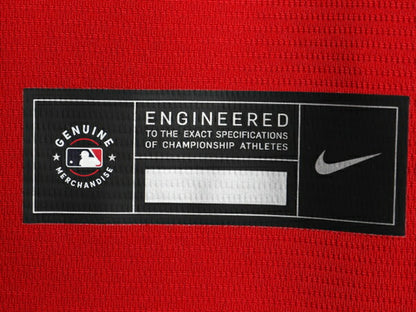 大谷翔平 エンゼルス ベースボール シャツ メンズ S / MLB オフィシャル ナイキ 大リーグ スウッシュ ユニフォーム ゲームシャツ 重ね着 赤