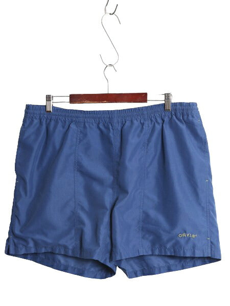 00s オービス ショート パンツ メンズ L 旧タグ 00年代 オールド ORVIS アウトドア スイム ショーツ 短パン 海パン 水陸両用 ワンポイント