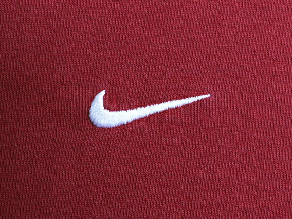 00s ナイキ スモール スウッシュ 刺繍 半袖 Tシャツ メンズ XL / オールド ワンポイント ヘビーウェイト コットン 大きいサイズ シンプル
