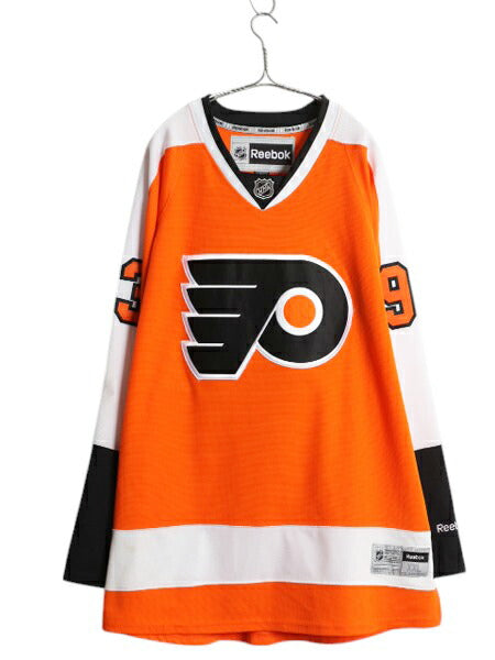 フライヤーズ ホッケー ジャージ メンズ XXL / NHL オフィシャル リーボック アイスホッケー ユニフォーム 長袖シャツ 重ね着 大きいサイズ