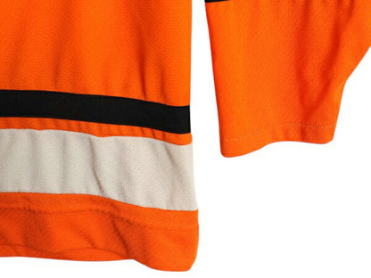 フライヤーズ ホッケー ジャージ メンズ L / NHL オフィシャル リーボック アイスホッケー ゲームシャツ ユニフォーム 重ね着 レースアップ