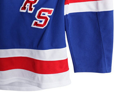 レンジャーズ ホッケー ジャージ メンズ L 程/ NHL オフィシャル アディダス アイスホッケー ユニフォーム ゲームシャツ 長袖シャツ 重ね着
