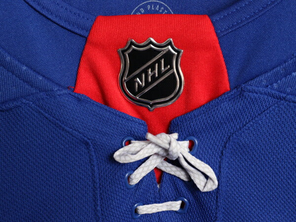 レンジャーズ ホッケー ジャージ メンズ L 程/ NHL オフィシャル アディダス アイスホッケー ユニフォーム ゲームシャツ 長袖シャツ 重ね着