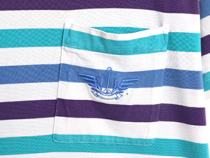 90s USA製 ドッカーズ リーバイス ポケット付き ボーダー Tシャツ メンズ レディース M 古着 オールド LEVIS DOCKERS ヘビーウェイト ポケT