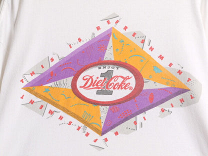 90s コカコーラ 両面 プリント 半袖 Tシャツ メンズ XL 古着 オールド シングルステッチ アート グラフィック 大きいサイズ 企業 Coca Cola