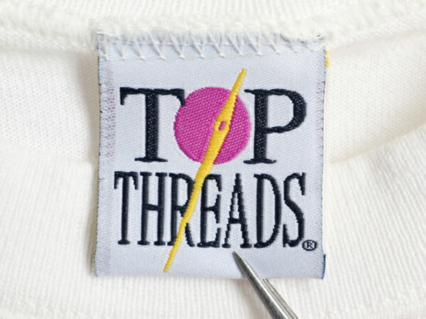 90s USA製 ■ ひまわり アート 刺繍 半袖 Tシャツ レディース S / 90年代 オールド フラワー イラスト 花 シングルステッチ ヘビーウェイト