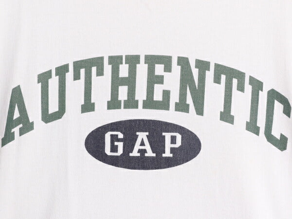 90s USA製 OLD GAP 2段 プリント Tシャツ メンズ XL / 90年代 オールド ギャップ カプセル シングルステッチ ヘビーウェイト 大きいサイズ