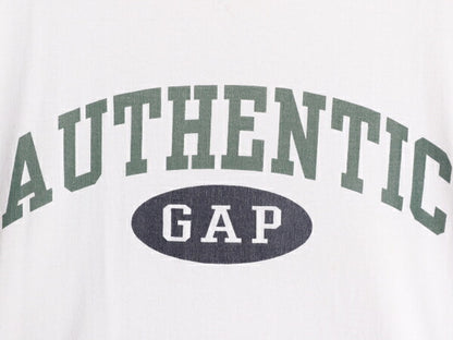 90s USA製 OLD GAP 2段 プリント Tシャツ メンズ XL / 90年代 オールド ギャップ カプセル シングルステッチ ヘビーウェイト 大きいサイズ