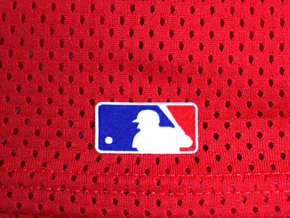 USA製 エンゼルス ベースボール シャツ メンズ XXL / MLB オフィシャル マジェスティック メッシュ 大リーグ ユニフォーム 大きいサイズ 赤