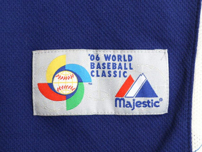 イタリア 代表 ベースボール シャツ メンズ XL 程/ WBC オフィシャル マジェスティック 大リーグ ユニフォーム プルオーバー 大きいサイズ
