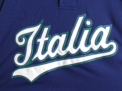 イタリア 代表 ベースボール シャツ メンズ XL 程/ WBC オフィシャル マジェスティック 大リーグ ユニフォーム プルオーバー 大きいサイズ