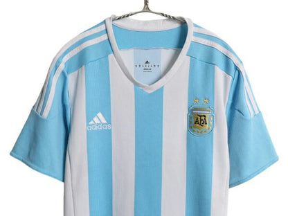 アディダス アルゼンチン 代表 サッカー ユニフォーム メンズ M 正規品 2015 コパ アメリカ モデル 当時物 レプリカ オフィシャル Tシャツ
