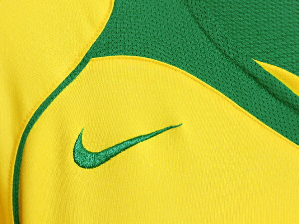 00s ナイキ ブラジル 代表 サッカー ユニフォーム メンズ M 程/ オールド 正規品 2004 コパ アメリカ モデル オフィシャル 当時物 Tシャツ