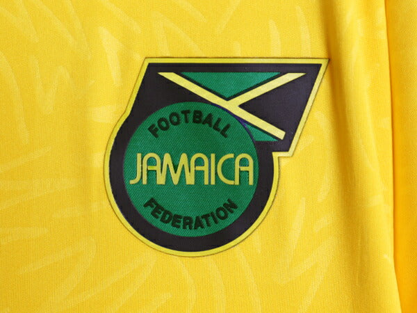 アンブロ ジャマイカ 代表 サッカー ユニフォーム メンズ M / 正規品 18 19 モデル オフィシャル 当時物 レプリカ Tシャツ レゲエ イエロー