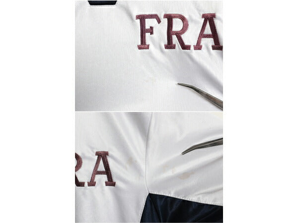 90s ディアドラ サッカー ユニフォーム メンズ M / オールド Tシャツ ユニフォーム トレーニング ジャージ ナンバリング Vネック ツートン