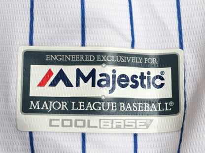 カブス ベースボール シャツ メンズ M / 古着 MLB オフィシャル マジェスティック 大リーグ ユニフォーム ゲームシャツ 半袖シャツ 重ね着